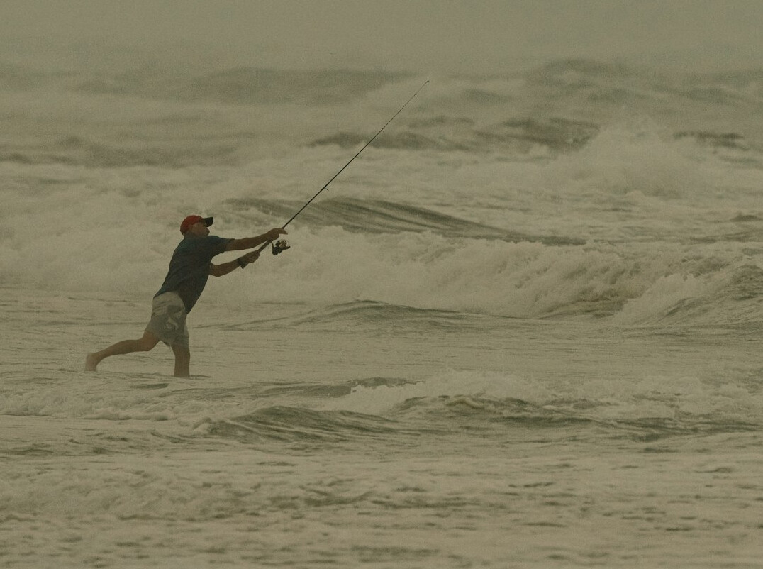 coastal fisherman at sea